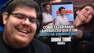 CASIMIRO REAGE TINDER DE AMIZADES E NEGÓCIOS SHARK TANK BRASIL 9ª TEMP  Cortes do Casimito [upl. by Rehpitsirhc863]