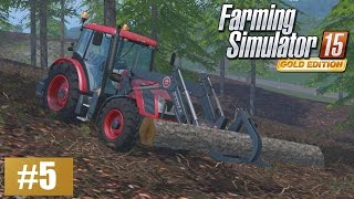 Zetor w lesie Farming Simulator 15 GOLD 5 gameplay pl [upl. by Ymled432]