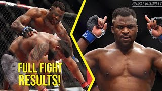 Curtis Blaydes Vs Francis Ngannou UFC FN 140 Full Fight Results [upl. by Nortal]