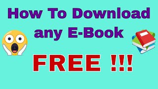 How To Download eBook for FREE [upl. by Wiedmann]