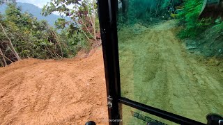 EXCAVATOR MINI CAT 305 BUAT BELOKAN TAJAM DAN TINGGI [upl. by Freedman335]