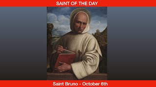 Saint Bruno Founder of the Order of the Chartreuse Carthusian Order  October 6 [upl. by Suoivatram]