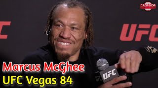 Marcus McGhee Wins 3rd Straight at the UFC Apex wants to Fight in Front of Audience  UFC Vegas 84 [upl. by Ihcalam]