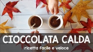 COME FARE LA CIOCCOLATA CALDA ricetta facile e veloce [upl. by Cirone624]