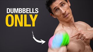 The BEST Dumbbell Shoulder Exercises ALL 3 HEADS [upl. by Saunders]