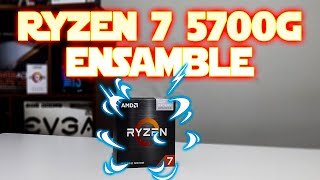 Ryzen 7 5700g EVGA 600W2 Aorus B450 Pro Wifi Teamgroup DeltaForce 3200 Mhz Samsung Nvme 970 Evo Plus [upl. by Dimitri254]