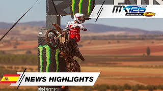 News Highlights  EMX125 Presented by FMF Racing Race 2  MXGP of Castilla La Mancha 2024 MXGP [upl. by Negem]