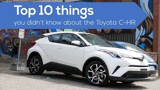 Top 10 things about the Toyota CHR crossover  suv [upl. by Bollinger]