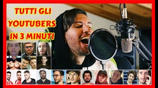 RAGAZZO RAPPA TUTTI GLI YOUTUBERS ITALIANI IN 3 MINUTI Danny Lazzarin ilMasseo Giampytek e altri [upl. by Uhayile238]