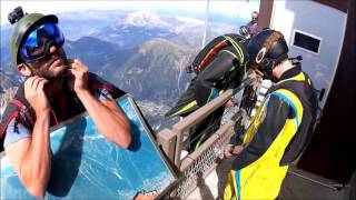 Wingsuit CHAMONIX Aiguille du Midi Septembre 2016 [upl. by Meerek]