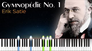 Gymnopédie No1  Erik Satie  Piano Tutorial  Synthesia  How to play [upl. by Mareah]