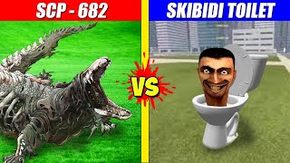 SCP682 vs Skibidi Toilet  SPORE [upl. by Decrem]