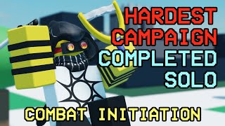 COMBAT INITIATION  TESTEXE COMPLETED SOLO FIRST EVER [upl. by Yak]