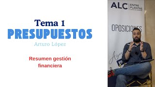 Resumen tema 1 gestión financiera administrativo Estado [upl. by Enos]