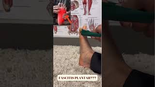 Haz esto si tienes FASCITIS PLANTAR😱 plantarfasciitis fyp [upl. by Anawqahs]