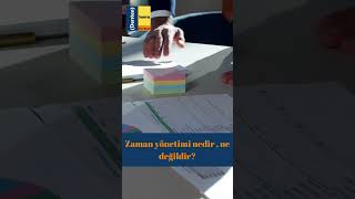 Zaman yönetimi nedir ne değildir productivity [upl. by Beattie500]