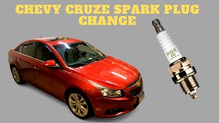 Chevy Cruze 14 turbo spark plug change [upl. by Amatruda668]