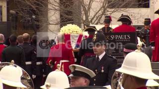 UKTHATCHER FUNERAL PROCESSION MORE [upl. by Polly469]