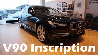 2017 Volvo V90 Inscription Quick Look [upl. by Yenmor]