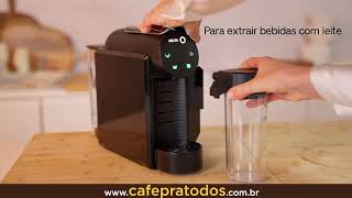 Cafeteira Espresso Delta Q Mini Milk Qool [upl. by Ellevel]