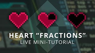 GameMaker Studio 2 Fractional Health Tutorial [upl. by Redleh645]