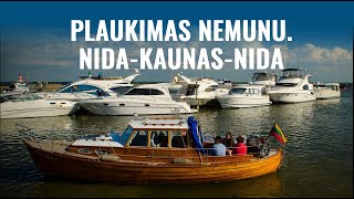 Plaukimas Nemunu Kaunas  Nida su senovine motorine jachta quotLillanquot [upl. by Ettenoitna576]