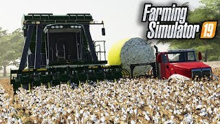 WHAT A GOOD COTTON BALE HAULER  FS19 [upl. by Brecher186]