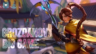 grozdanov Cassie 30 KILLS 185K DAMAGE Paladins Competitive  Diamond  BIG GAME [upl. by Inavoy]