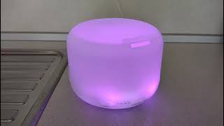 Aroma Diffuser Life of leisure 500ML  fast unboxing and using [upl. by Siulegroj]