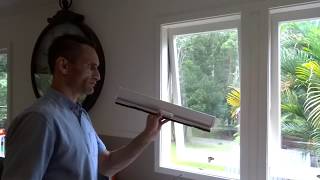 How to install retractable window fly screen tutorial DIY flyscreen [upl. by Phillane771]