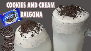 DALGONA COFFEE INSPIRED  DALGONA COOKIES AND CREAM  3 INGREDIENTS ONLY  PANGNEGOSYO PWEDE [upl. by Maddi]