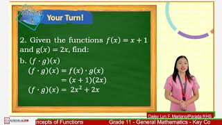 GRADE 11 GENERAL MATHEMATICS Q1  W1  KEY CONCEPTS FUNCTIONS [upl. by Anauqahc]