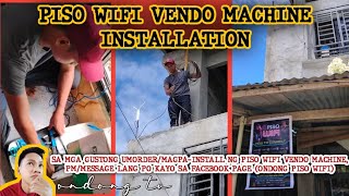 PISO WIFI VENDO MACHINE INSTALLATION [upl. by Hawkins]