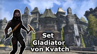 Eso Set Gladiator von Kvatch für Damage Dealer DDs  Elder Scrolls Online [upl. by Gerald112]