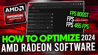 AMD Radeon Software BEST Settings For GAMING amp Performance  NEW amp IMPROVED Tweaks [upl. by Aihsekal]