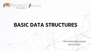 Introduction to Python  Episode 4 Basic Data Structures [upl. by Delmor]