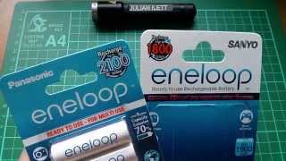 Show n Tell eneloop 4th Generation Panasonic NiMH Cells [upl. by Nitsug]