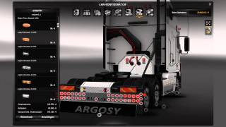 ETS2 v11813 Argosy Freightliner 8×4 v30 [upl. by Nairehs]