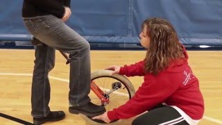 Intro To Unicycle  Feat Champion Unicyclist Connie Cotter [upl. by Nnairrehs547]