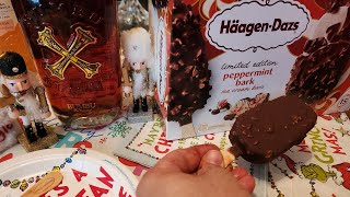 2024 HaagenDazs Peppermint Bark Ice Cream Bars from Costco for the Holidays [upl. by Groves292]