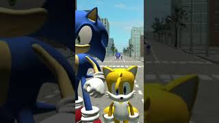 SHIN SONIC THE TAPES VS SUPER SHADOW SONIC TEAM SIZE COMPARISON In Garrys Modsonictapes [upl. by Eimor469]