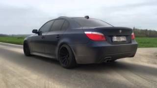 Bmw E60 535d exhaust sound [upl. by Enrahs]