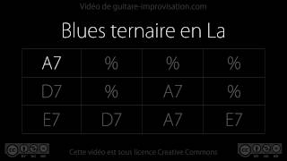 Blues Backing Track in A 90bpm [upl. by Anaic]