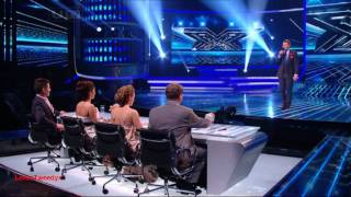 HD X Factor 2010  Simon Cowell swearing at Cheryl Cole [upl. by Veneaux]