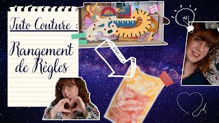 Tuto  Coudre un rangement pratique pour vos règles de couture 📏 [upl. by Marino]