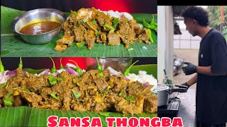 SAN THONGBA RECIPE beef curry recipe pressure cookerlManipuri style recipe beefcurryrecipe [upl. by Tioneb]