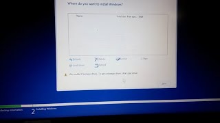 we couldnt find any drives to get a storage driver [upl. by Major877]