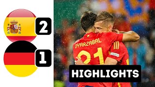 Spain vs Germany 21  All Goals amp Extеndеd Hіghlіghts Euro 2024 [upl. by Hecklau]