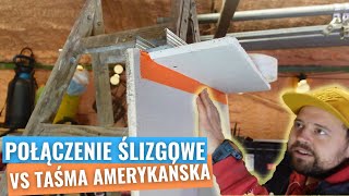 Połączenie ślizgowe vs taśma amerykańska ABC Suchej Zabudowy [upl. by Alsi244]