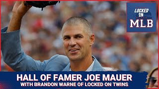 Joe Mauer Cooperstown Bound and Other Twins Talk with Brandon Warne of Locked on Twins [upl. by Wrdna332]